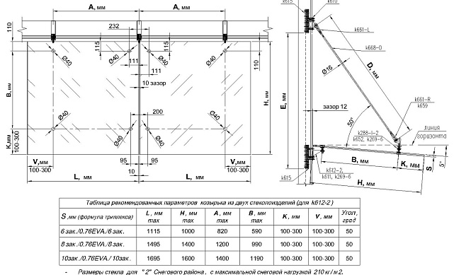 Крепление рутеля к стене, двойное, фланец с тремя отверстиями, AISI 304 k612-2 3 Крепление рутеля к стене, двойное, фланец с тремя отверстиями, AISI 304 k612-2 3