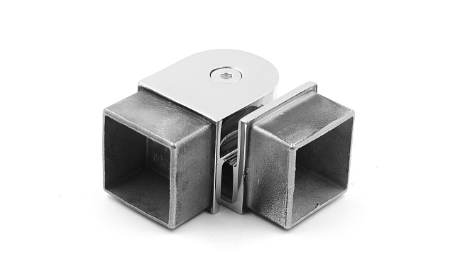 Поворот поручня 40х40 мм, регулируемый, полированный, (AISI 304) k366 7 Поворот поручня 40х40 мм, регулируемый, полированный, (AISI 304) k366 7