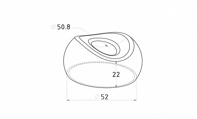 Наконечник штампованный (СПС) прямой 90° на трубу Ø50.8 мм, для поручня Ø50.8 мм, полированный, нержавеющий, AISI 304, 600Grit, k068-2 2 Наконечник штампованный (СПС) прямой 90° на трубу Ø50.8 мм, для поручня Ø50.8 мм, полированный, нержавеющий, AISI 304, 600Grit, k068-2 2