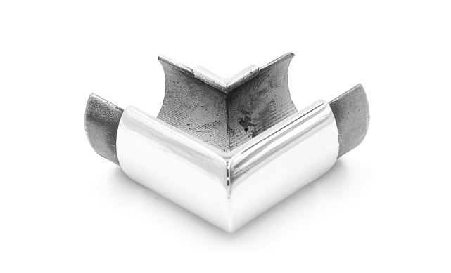 Отвод поручня 90°, с вставками для трубы Ø42.4 мм, полир., (AISI 304) k230-2 7 Отвод поручня 90°, с вставками для трубы Ø42.4 мм, полир., (AISI 304) k230-2 7