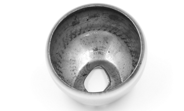 Наконечник стойки штампованный, под 30°, Ø50/50х0.6 AISI 201 #400 k073-3 7 Наконечник стойки штампованный, под 30°, Ø50/50х0.6 AISI 201 #400 k073-3 7