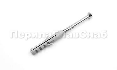 Потайной винт под шестигранник 10х120 мм в комплекте с дюбелем д.12 k601-19-120 купить в Челябинске