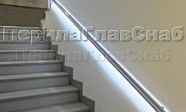 Пристенный поручень с LED подсветкой купить в Челябинске